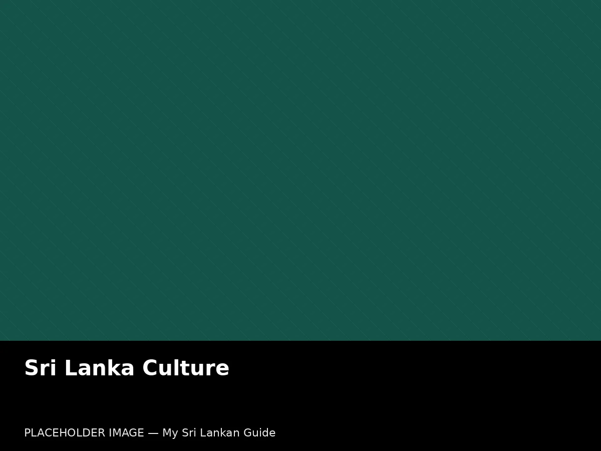 Sri Lanka culture and heritage
