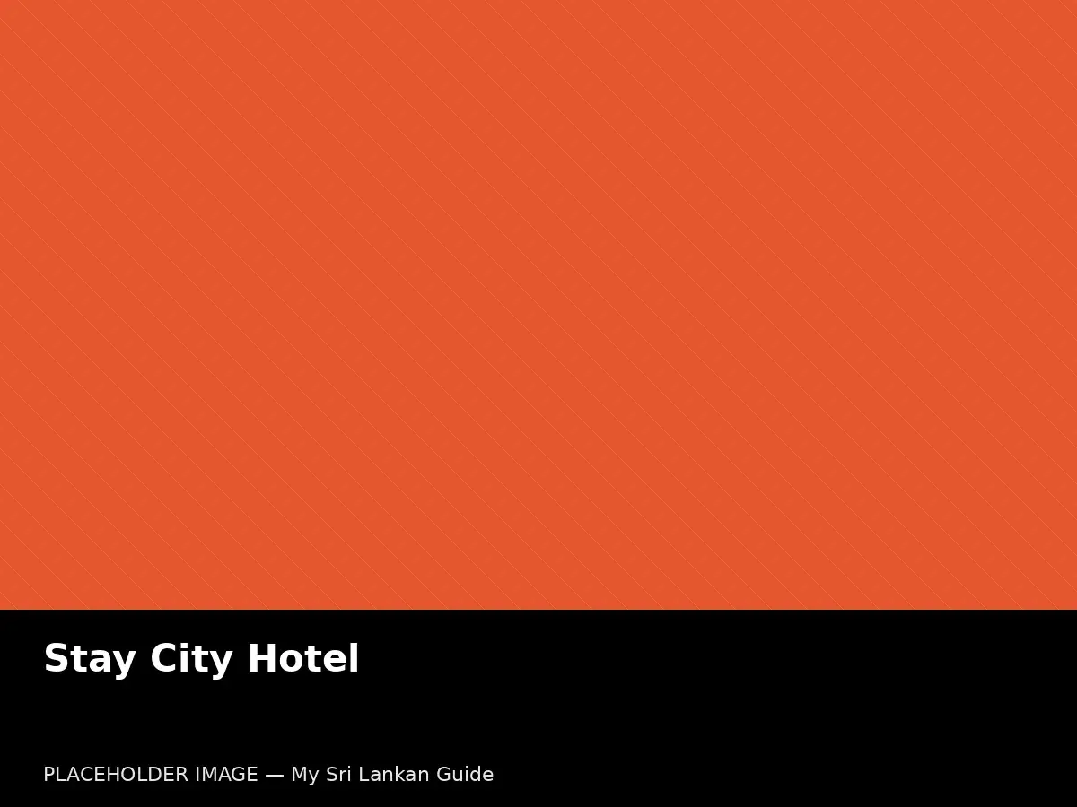 City hotel in Colombo